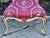 French Rococo Boudoir Side Chair Red Gold Giltwood Cabriole Leg Medallion Urn For Sale In Philadelphia - Image 6 of 16