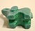Vintage African Folk Art Carved Soapstone Ocean Green Elephant Figurine Animal For Sale - Image 12 of 13