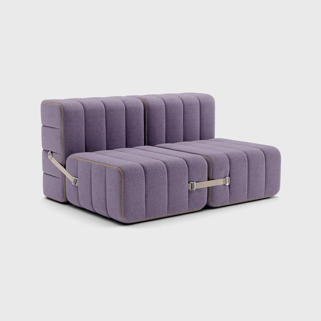 Not Yet Made - Made To Order Curt Modular Set - Flexible 2-Seater - Dama - 0039 (Lilac) by Ambivalenz, Set of 4 For Sale - Image 5 of 5