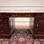 English Partner Desk with Green Leather Top For Sale - Image 10 of 18