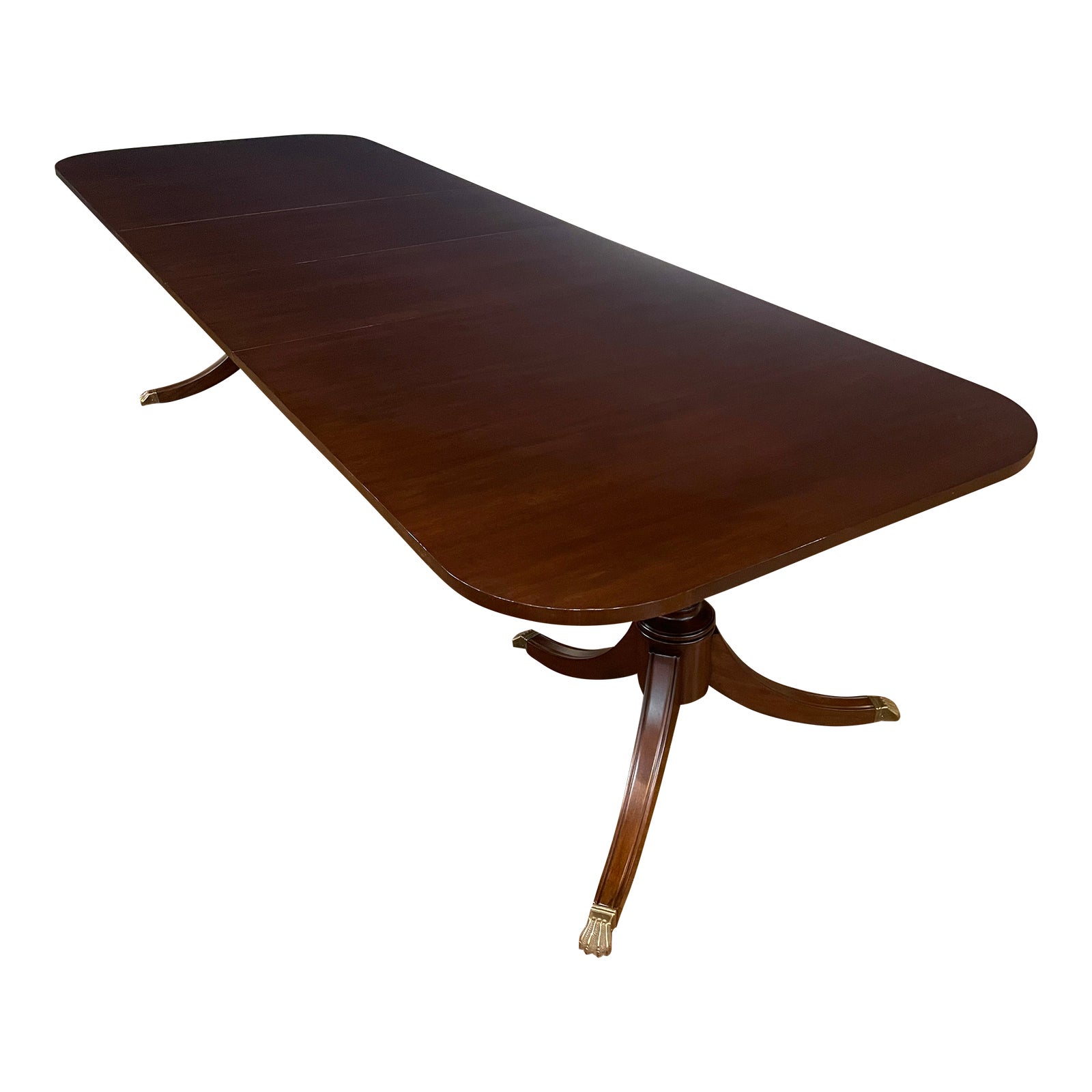 Leighton Hall Cathedral Mahogany Traditional Dining Table Showroom