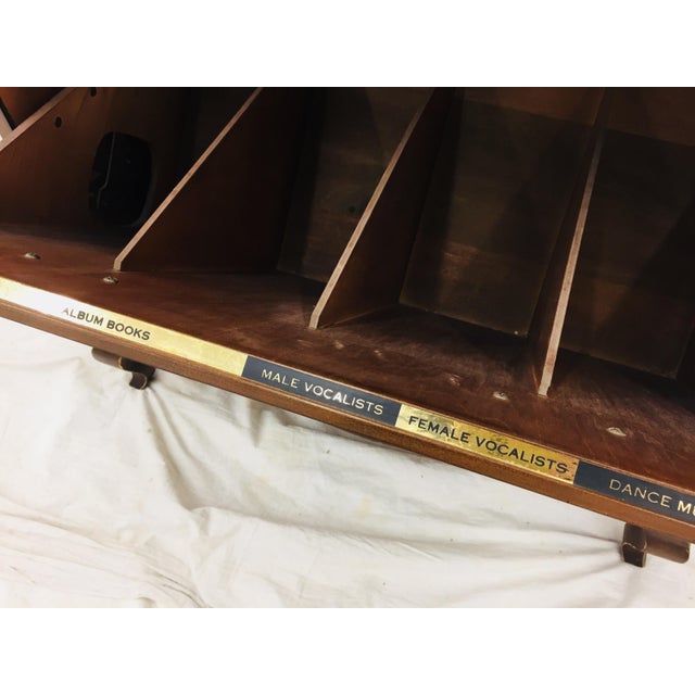 Vintage Lane Co Vinyl Record Cabinet Chairish