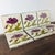 Antique Art Nouveau Floral Ceramic Tiles, 1890s, Set of 6 For Sale - Image 5 of 13