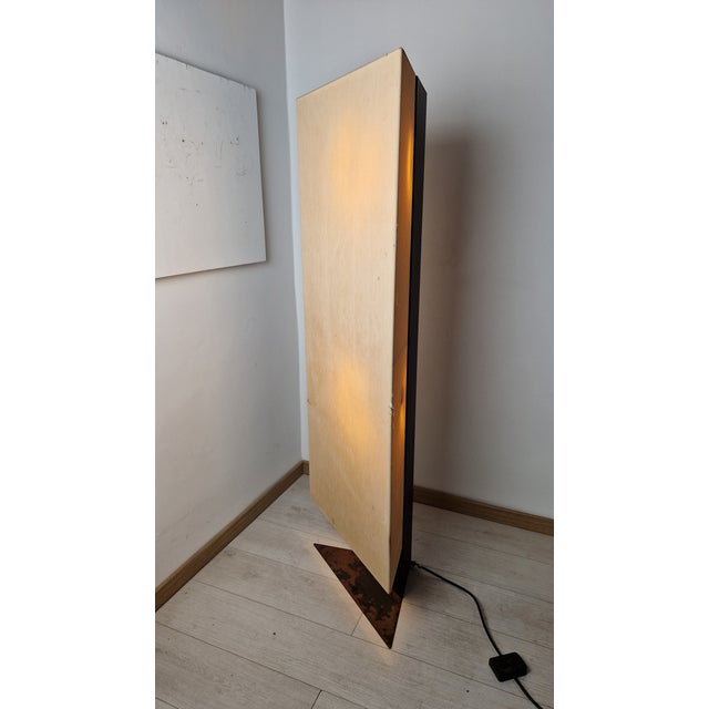 Vintage Floor Lamp in Metal and Canvas by Cini Boeri for Artemide, 1970s For Sale - Image 9 of 12
