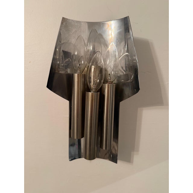 French 1960s Maison Charles Mid Century Wall Light For Sale - Image 14 of 16
