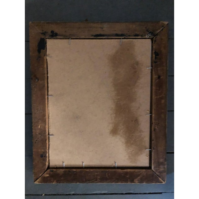 Original Vintage Sepia Ink Nude Figures on Beach For Sale - Image 4 of 5