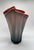 20th Century Modernist Vase in Grey, Blue and Orange Murano Glass, Italy For Sale - Image 3 of 5