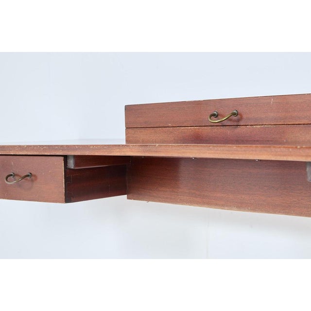 1950s Console & Mirror by Holm for Bolighus, Set of 2 For Sale - Image 5 of 9