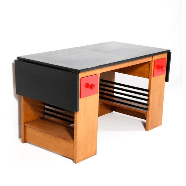 Art Deco Modernist Oak Desk or Writing Table by Hendrik Wouda for Pander, 1920s For Sale - Image 13 of 13
