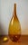 Amber Large Vintage Mid Century Modern Amber Glass Bottle Floor Vase For Sale - Image 8 of 8