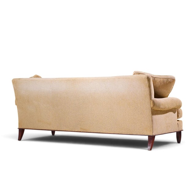 Textile Barbara Barry for Baker Furniture Roll Arm Sofa For Sale - Image 7 of 9