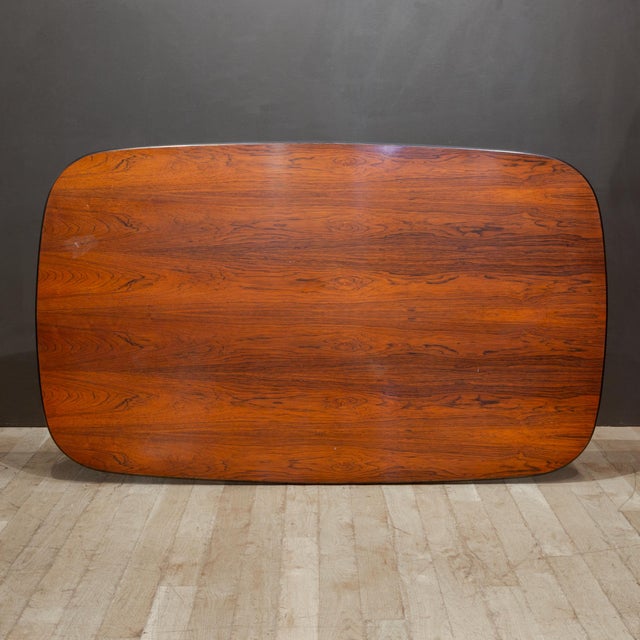 Wood Mid-Century Herman Miller Rosewood Segmented Conference/Dining Table c.1960-1970 For Sale - Image 7 of 15