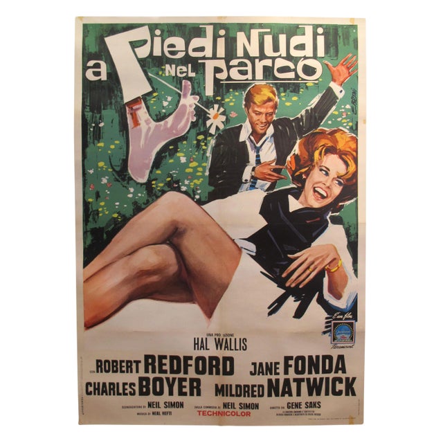 1964 Original American Movie Poster (Italian Version) - Barefoot in the Park For Sale