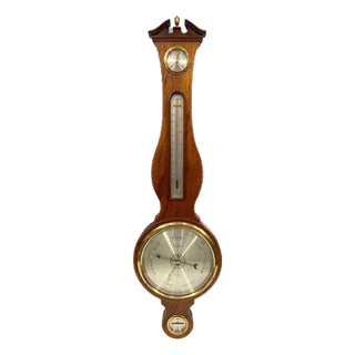 Georgian Revival Barometer in Mahogany, 1930s For Sale