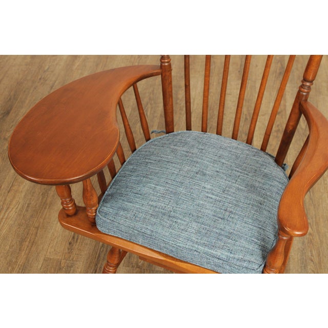 Heywood Wakefield Maple Colonial Windsor Writing Chair Chairish