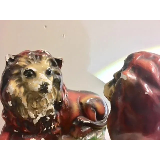 1930's Lions From Ireland - A Pair For Sale - Image 9 of 10