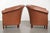 Cowhide Leather Club Chairs, Set of 2 For Sale - Image 4 of 14