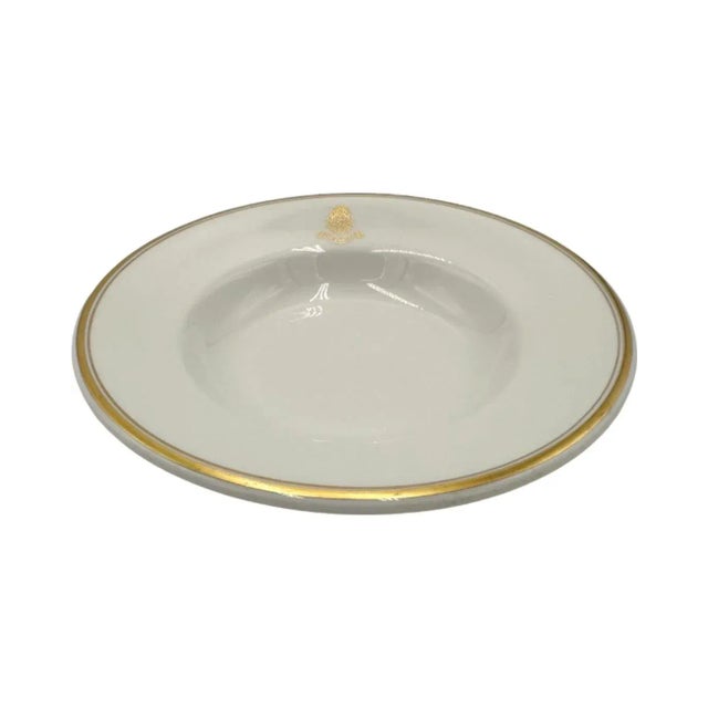 White Vintage the Carlyle Hotel Nyc Soup Bowl White New York City For Sale - Image 8 of 12