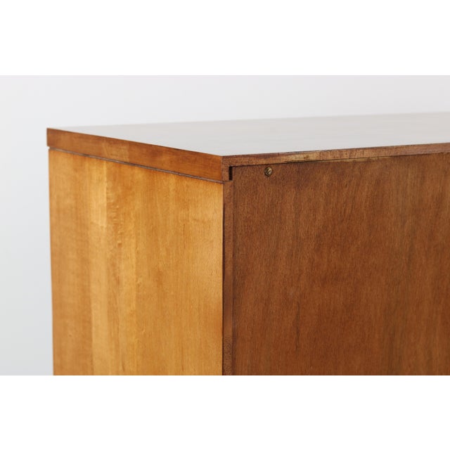 Paul McCobb Bookcase with Geometric Iron Base Planner Group Series For Sale In Orlando - Image 6 of 11
