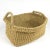 1980s Vintage Sisal Soft Flexible Farmers Basket For Sale - Image 5 of 13
