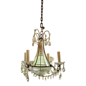 Vintage Hollywood Glamour Balloon Bagues Style Chandelier