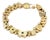 Late 20th Century Multi-Color Gems 14k Yellow Gold 11 Slide Charms Bracelet For Sale