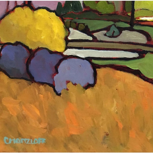 "Spring Landscape" Original Fauvist Landscape Painting by Catherine Martzloff For Sale In New York - Image 6 of 7