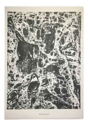Jean Dubuffet - Organs Soil - from Water, Stones, Sand - Original Lithograph -1959