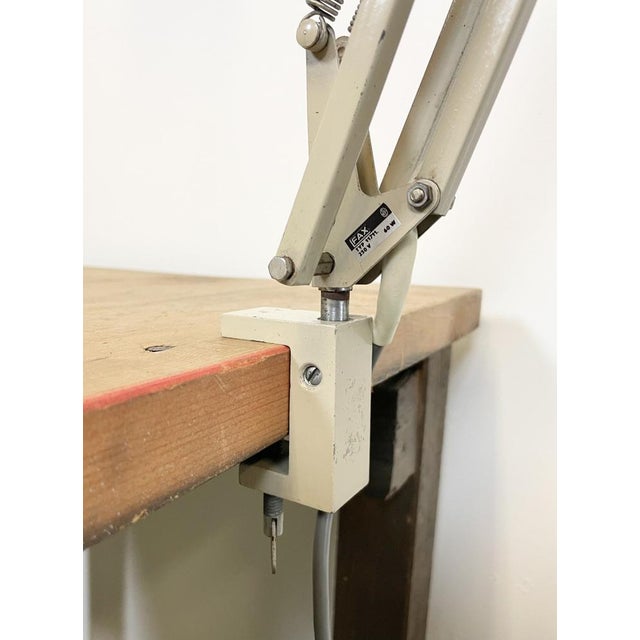 Vintage Beige Architect Table Lamp from Fax, 1970s For Sale - Image 6 of 15