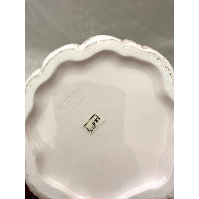 1980s Fitz and Floyd "Vegetable Garden" Rhubarb Vase For Sale - Image 5 of 6