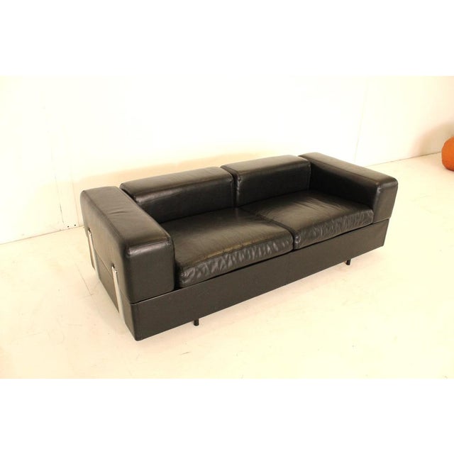 Tito Agnoli 711 Leather Sofa by Tito Agnoli for Cinova For Sale - Image 4 of 17