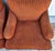 Burnt Orange Robert Allen Club Chairs Plush English Pair For Sale - Image 8 of 14