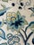 Jacobean Schumacher 180970 Alexandra Vine Linen Navy and Leaf Fabric 3 7/8 Yards For Sale - Image 3 of 5