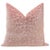 Pair of beautiful 20" leopard cut velvet pillows in Pink Peony. Meticulously handcrafted with serged interior seams,...