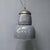 Large Industrial Blue-Gray Enamel Hanging Lamp, 1940s For Sale - Image 6 of 18