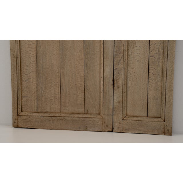 Pair Of Oak Panel Mirrors For Sale In Greensboro - Image 6 of 10