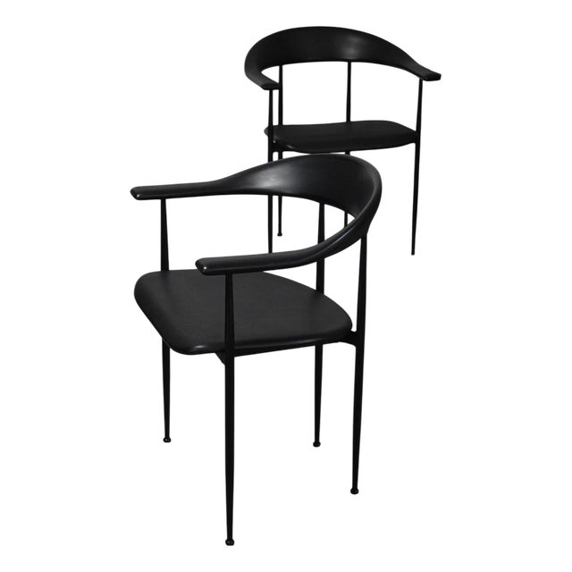 P40 Chair by Giancarlo Vegni and Gianfranco Gualtierogotti for Phasem, 1980s For Sale