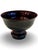 Contemporary 1980s Black Glass Bowl For Sale - Image 3 of 6