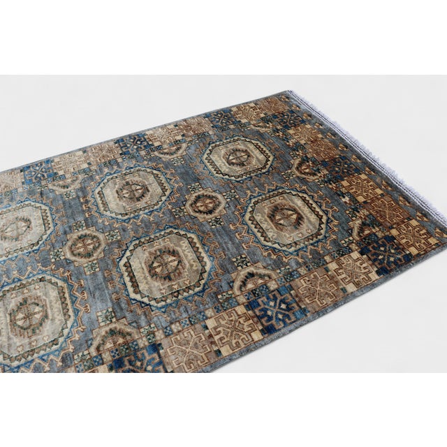 Vintage Tribal Hand-Knotted Runner Rug, 2010s For Sale - Image 13 of 18
