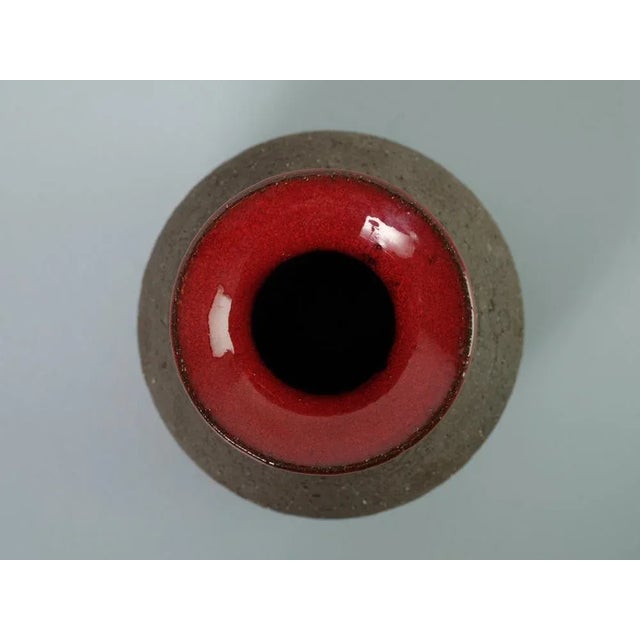 Danish Ceramic Vase by Lehmann, 1970s For Sale - Image 10 of 12