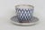 Lomonosov Demitasse Cobalt Net Blue Bone China Tea Cup and Saucer Set 4652b For Sale - Image 4 of 14