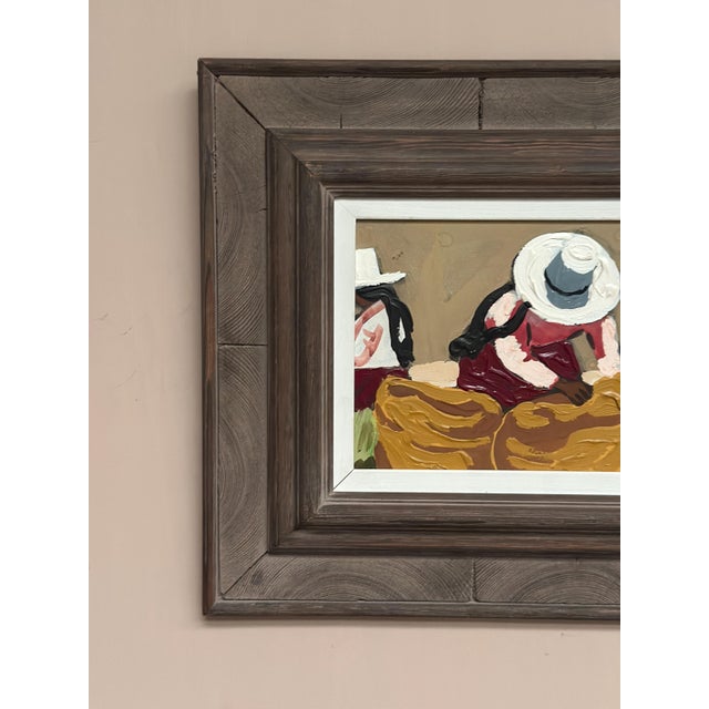 Mid-Century Modern Lars Norman, Bolivia, 1960s, Oil on Panel, Framed For Sale - Image 3 of 18