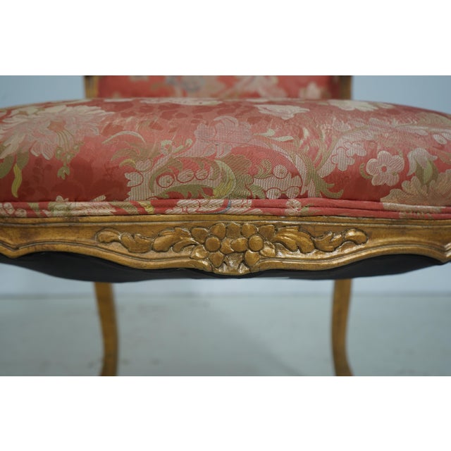 Pair of Meyer-Gunther French Louis XVI Giltwood Carved Armchairs For Sale - Image 16 of 18