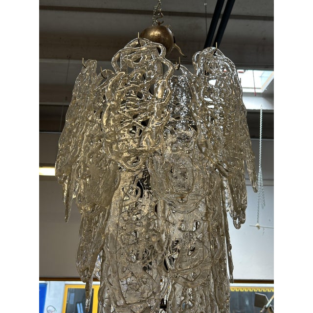 1970s Chandeliers from Mazzega, 1970, Set of 2 For Sale - Image 5 of 9