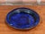 Ceramic Vintage Studio Art Pottery Cobalt Blue Glaze 11" Shallow Bowl For Sale - Image 7 of 11
