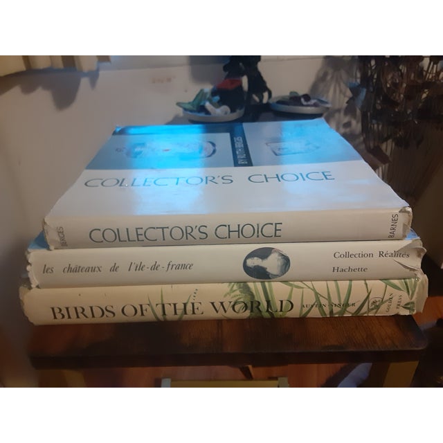 DELISTING Set of 3 vintage coffee table/ reference books with dust covers. Price includes all 3. 1. "Collector's Choice"...