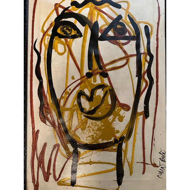 *This piece does not include the frame* Peter Keil is a German artist who focuses primarily on abstract expressionism....