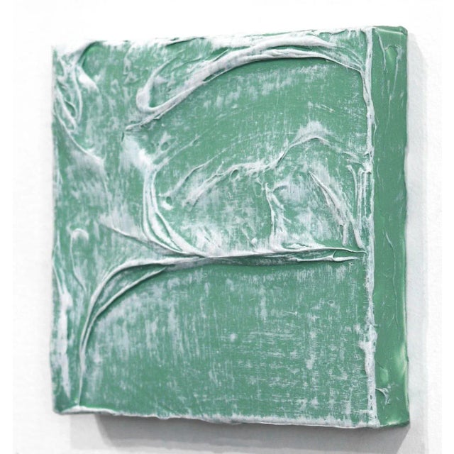 Forces of Nature 19 - Original Textural Green Artwork by Len Klikunas For Sale In Los Angeles - Image 6 of 10