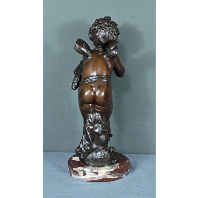 Bronze Love Sending Kisses in Bronze by A. Moreau, 1890s For Sale - Image 13 of 17