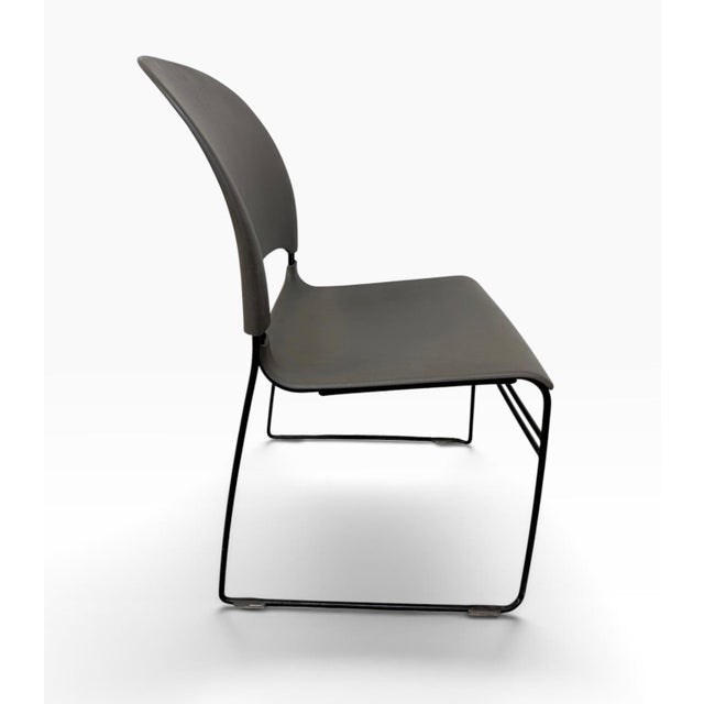 2000 - 2009 Modern Herman Miller Limerick Stacking Chairs - Set of 4 For Sale - Image 5 of 7